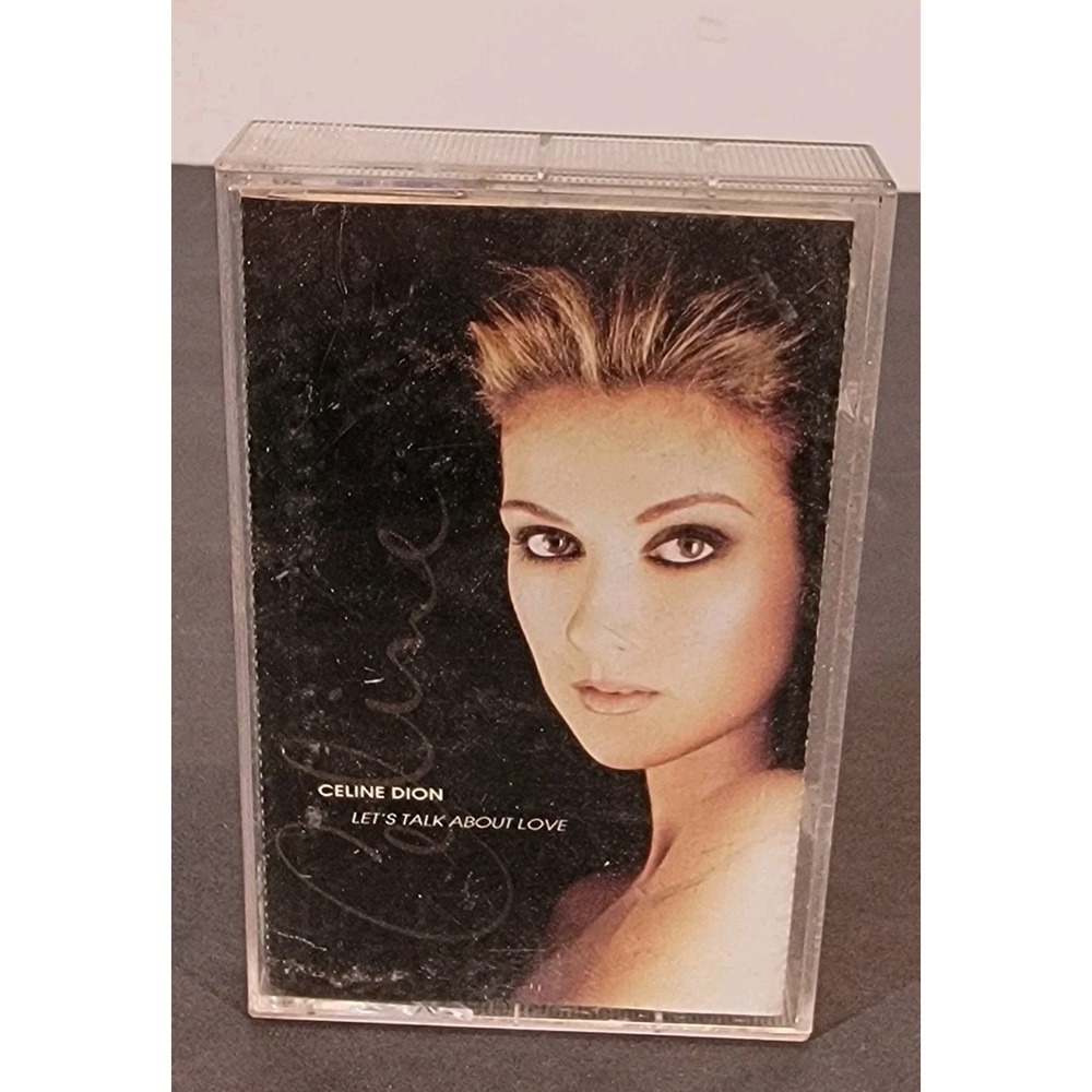 Celine Dion "Let's Talk About Love" Cassette Tape 1997 Sony‎ Records Tested